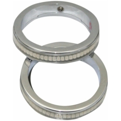 TURN SIGNALS LED FORK WRAP AROUND 56MM CHROME
