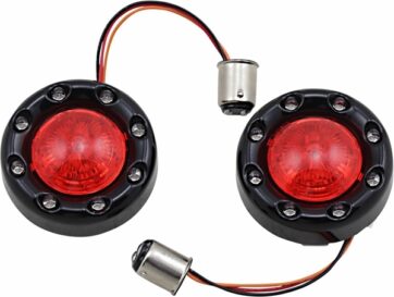 SIGNAL BLLT 1157 GBLK/RED