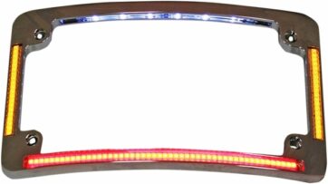 ALL IN ONE LED CURVED LICENSE PLATE FRAME