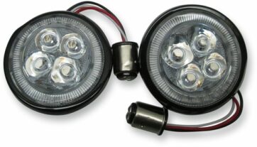 SIGNAL LIGHT INSERTS FANG REAR BLACK