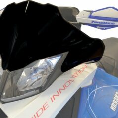 WINDSHIELD COBRA™ 12" POLYCARBONATE CUSTOM REPLACEMENT BLACK