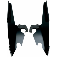 PLATES-ONLY KIT TRIGGER-LOCK MEMPHIS FATS/SLIM-WINDSHIELD/BATWING-FAIRING BLACK