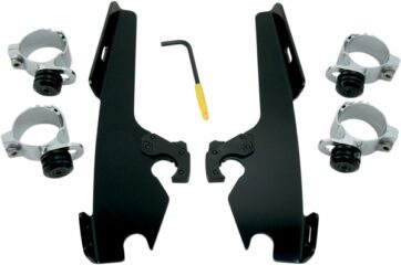 MOUNTING KIT TRIGGER-LOCK MEMPHIS FATS/SLIM-WINDSHIELD BLACK