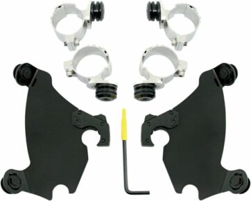 MOUNTING KIT TRIGGER-LOCK GAUNTLET-FAIRING BLACK
