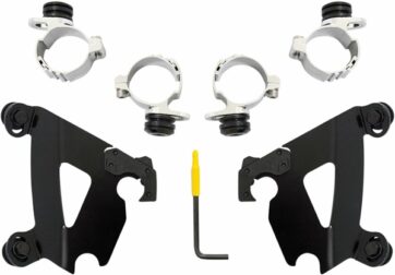 MOUNTING KIT TRIGGER-LOCK CAFE-FAIRING BLACK