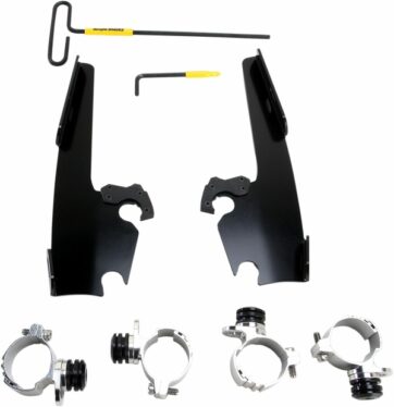 MOUNTING KIT TRIGGER-LOCK MEMPHIS FATS/SLIM-WINDSHIELD BLACK