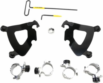 MOUNTING KIT TRIGGER-LOCK GAUNTLET-FAIRING BLACK