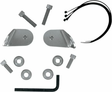 TURN SIGNAL RELOCATION KIT COVERED FORK W/O LIGHTBAR HD FATBOY/HERITAGE