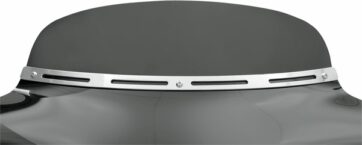 WINDSHIELD TRIM BATWING-FAIRING SLOTTED FATS POLISHED