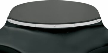 WINDSHIELD TRIM BATWING-FAIRING SOLID SLIM POLISHED