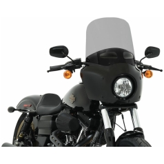 Vindruta Road Warrior 15″ Black Smoke ventilerad – passar H-D Road King FLHR 1340 (94–98) & övriga H-D med Memphis Shades Road Warrior-kåpa