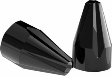 CAP FLUTED ENG BLK 99-16