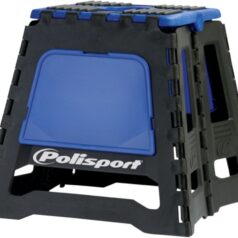 PIT BIKE STAND FOLDABLE POLISPORT LOGO BLUE