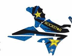ROCKSTAR ENERGY GRAPHIC KIT BLUE/BLACK/YELLOW