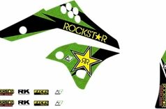 ROCKSTAR ENERGY GRAPHIC KIT GREEN/BLACK/YELLOW