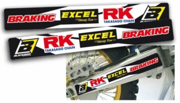 SWINGARM SPONSOR DECALS 2PCS