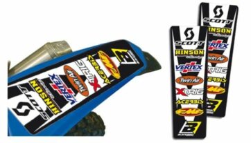 FENDER SPONSOR DECALS 2PCS