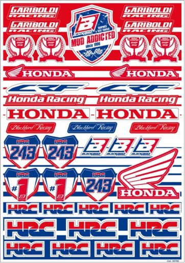HONDA GARIBOLDI LOGO DECAL KIT