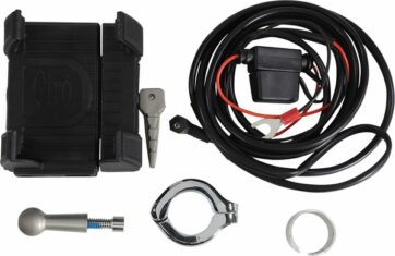 SMARTPHONE/GPS HOLDER PREMIUM WITH BAR MOUNT CHROME