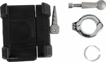 SMARTPHONE/GPS HOLDER WITH BAR MOUNT CHROME