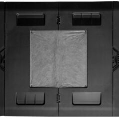 PIT BIKE MAT FOLDABLE POLISPORT LOGO BLACK/BLACK