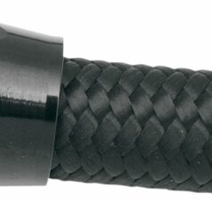 FUEL/OIL HOSE FINISHER FOR -06/-07 HOSE ALUMINIUM BLACK MAX-Ø: 13,90mm