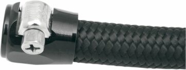 FUEL/OIL HOSE FINISHER FOR -06/-07 HOSE ALUMINIUM BLACK MAX-Ø: 13,90mm