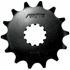 110 FRONT REPLACEMENT SPROCKET 14 TEETH 420 PITCH BLACK STEEL