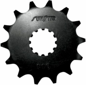 110 FRONT REPLACEMENT SPROCKET 14 TEETH 420 PITCH BLACK STEEL