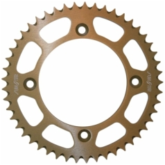 5-2481 REAR LIGHTWEIGHT SPROCKET 49 TEETH 428 PITCH BLACK ALUMINIUM