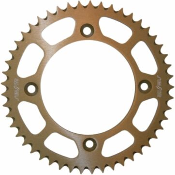 5-2481 REAR LIGHTWEIGHT SPROCKET 49 TEETH 428 PITCH BLACK ALUMINIUM