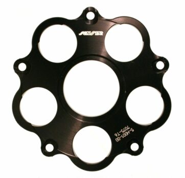 REAR SPROCKET CARRIER 520 & 525 PITCH ALUMINUM BLACK DUCATI