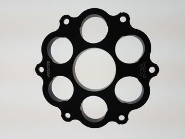 REAR SPROCKET CARRIER 520 & 525 PITCH ALUMINUM BLACK DUCATI
