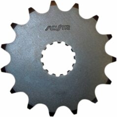404 FRONT REPLACEMENT SPROCKET 17 TEETH 525 PITCH BLACK STEEL