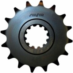 556 FRONT REPLACEMENT SPROCKET 17 TEETH 530 PITCH BLACK STEEL