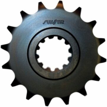 556 FRONT REPLACEMENT SPROCKET 17 TEETH 530 PITCH BLACK STEEL