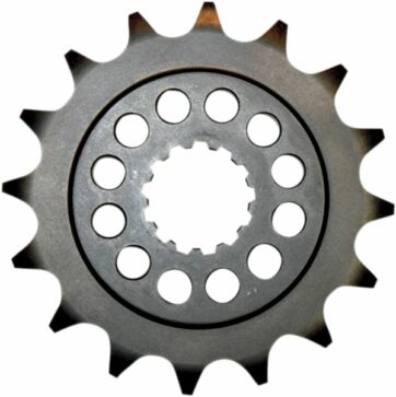 396 FRONT REPLACEMENT SPROCKET 16 TEETH 520 PITCH BLACK STEEL