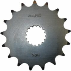 560 FRONT REPLACEMENT SPROCKET 17 TEETH 530 PITCH BLACK STEEL