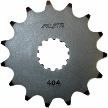 404 FRONT REPLACEMENT SPROCKET 14 TEETH 525 PITCH BLACK STEEL