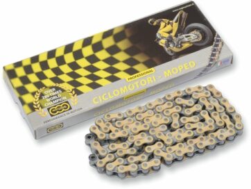 124 OROY 100 RIVET LINK 420 NON-SEAL REPLACEMENT DRIVE CHAIN / GOLD