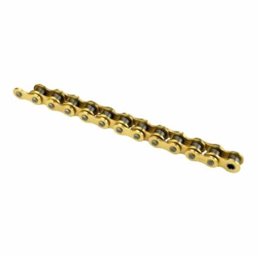 MXR 124 CLIP LINK 420 NON-SEAL PERFORMANCE REPLACEMENT DRIVE CHAIN GOLD|GOLD STEEL