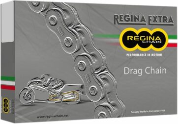530/136 DR 160 CLIP & RIVET LINK 530 NON-SEAL DRAG RACING DRIVE CHAIN / GOLD|BLACK / STEEL