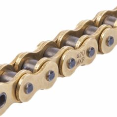 MXR 126 CLIP LINK 420 NON-SEAL PERFORMANCE REPLACEMENT DRIVE CHAIN GOLD|GOLD STEEL