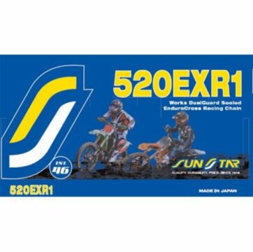 EXR1 112 CLIP LINK 520 X-RING PERFORMANCE REPLACEMENT DRIVE CHAIN GOLD|NATURAL STEEL