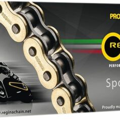 ZRP 110 RIVET LINK 525 Z-RING REPLACEMENT DRIVE CHAIN / GOLD