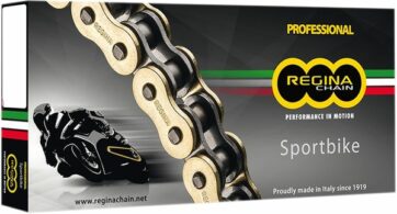ZRP 110 RIVET LINK 525 Z-RING REPLACEMENT DRIVE CHAIN / GOLD