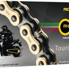 520/135 ZRT 135 RIVET LINK 520 Z-RING PERFORMANCE REPLACEMENT DRIVE CHAIN / GOLD|BLACK / STEEL