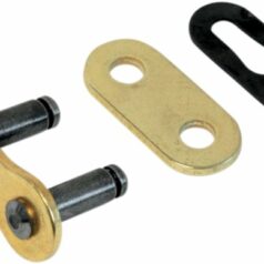MXR 1 CLIP LINK 420 NON-SEAL REPLACEMENT CONNECTING LINK GOLD|GOLD STEEL