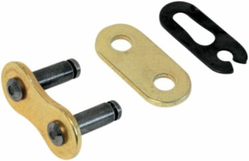 MXR 1 CLIP LINK 428 NON-SEAL REPLACEMENT CONNECTING LINK GOLD|GOLD STEEL