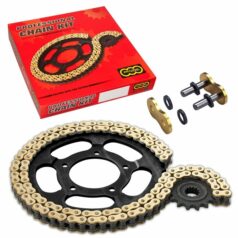 137 ZRP 112 RIVET LINK 525 Z-RING REPLACEMENT CHAIN KIT / 16 TEETH FRONT & 41 TEETH REAR / GOLD / ST